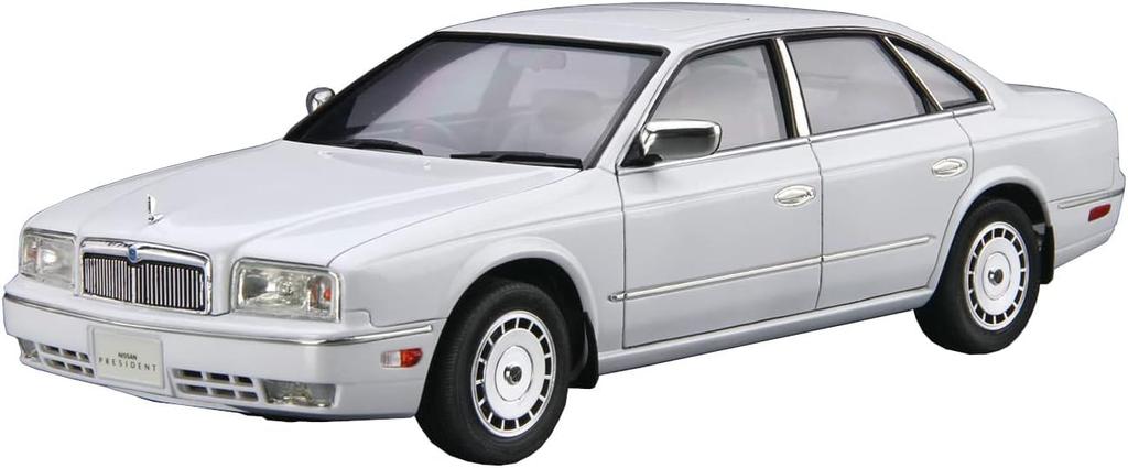 Aoshima Bunka Kyozai The Model Car Series Nissan G50 President Q45 Plastic Model (AOSHIMA) 1/24 JS/Infiniti '89