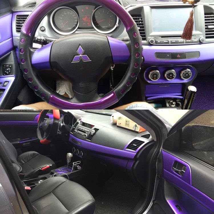 Lancer Interior Carbon Fiber Console & Shift Stickers