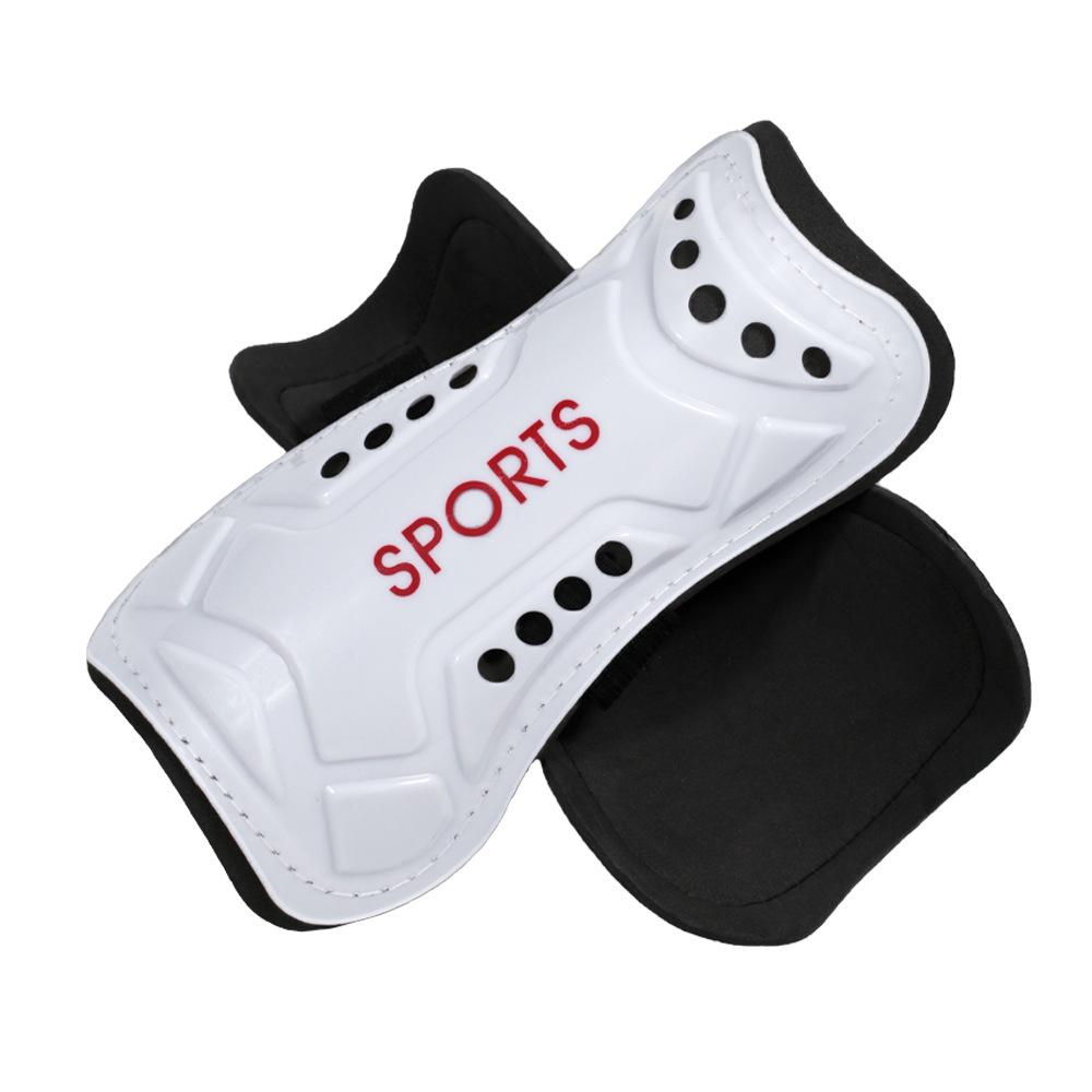 Breathable Adult Football Shin Guards with Protective Straps