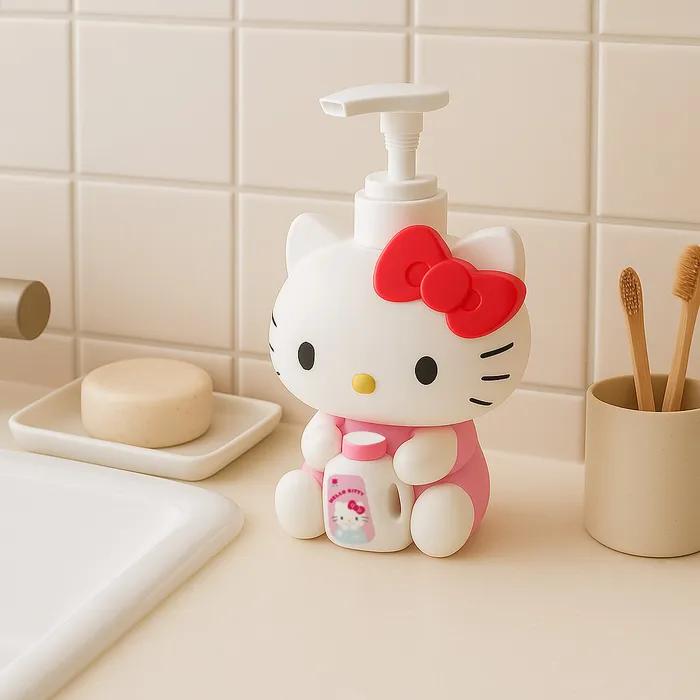 Pom Pom Hello Kitty Dispenser Scented Wash Set (+2 Washes Included)