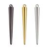 6pcs Mix Goth Punk Charm Stereoscopic Cone Pendant Stainless Steel Charms For Jewelry Making Supplies Handmade Earrings Necklace