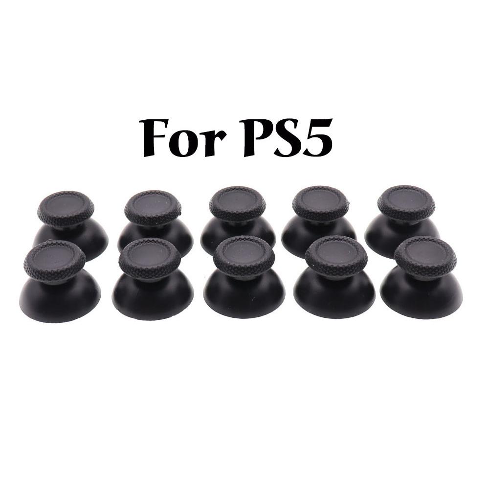10 Sets For PlayStation 5 PS5 Controller 3D Analog Joystick Sensor Module Potentiometer Thumbstick Mushroom Cap Grip Thumb Cover
