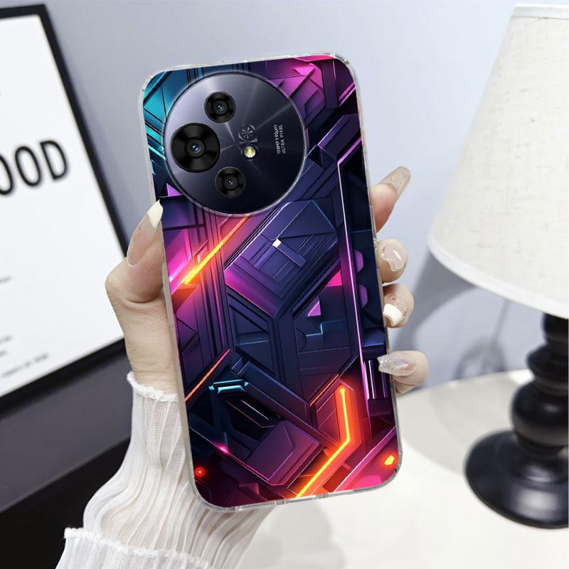 For TCL 50 SE 50 50XE 50XL NxtPaper 5G Case Cover For TCL 505 501 Marble Clear Soft Silicone Phone Case Cartoon Flower Fundas