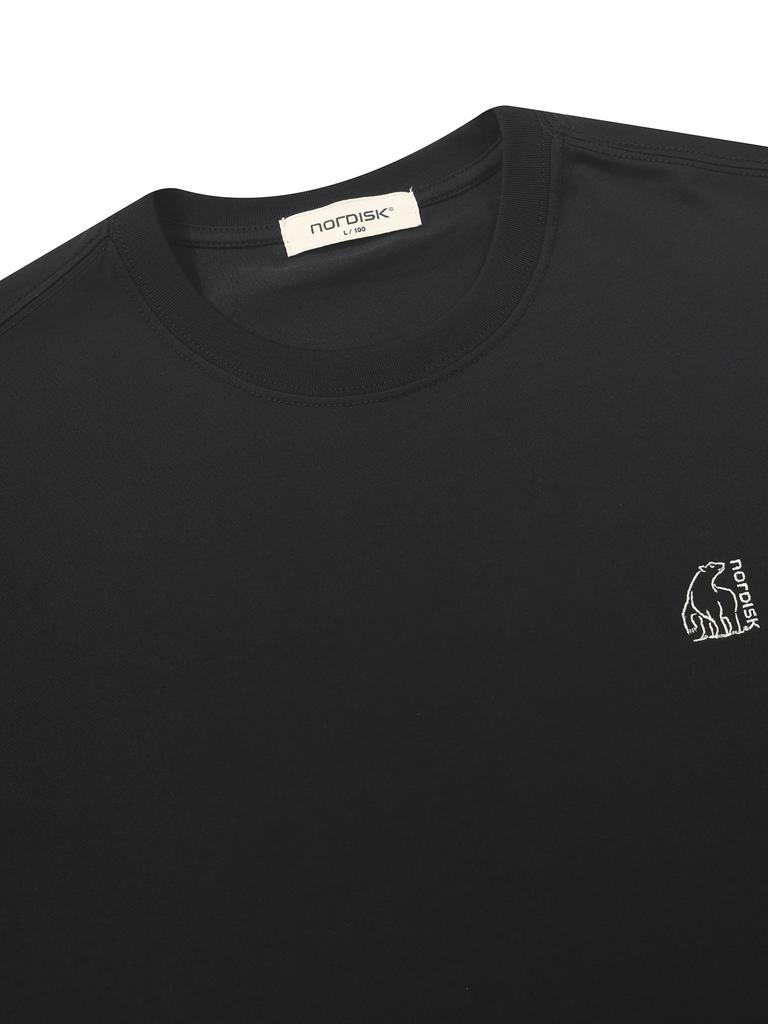 NORDISK Small Polar Bear Short Sleeve T-Shirt - U_Black