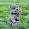 Solar Animal Outdoor Statue Garden Outside Decors with Solar Lights Housewarming Unique Gifts Ornaments Funny Solar Garden