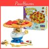 Gioco Educativo Creativo Pizza dell'Equilibrio per Bambini Piccoli con Costruzioni in Plastica per la Stanza dei Giochi