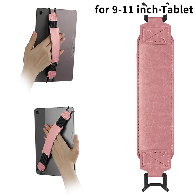 Leather Hand Strap For 6-11" Tablet Stand Handle Grip Security For IPad Xiaomi Samsung For Kindle Kobo Voyaga EReaders Holder