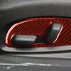 For Chevrolet Camaro 2016 2017 2018    2022 Accessories Car Interior Carbon Fiber Seat Adjustment Panel Trim Sticker