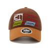 Retro Letter Embroidered Baseball Cap Women's Spring New Wide Brim Big Face Show Face Small Peaked Cap