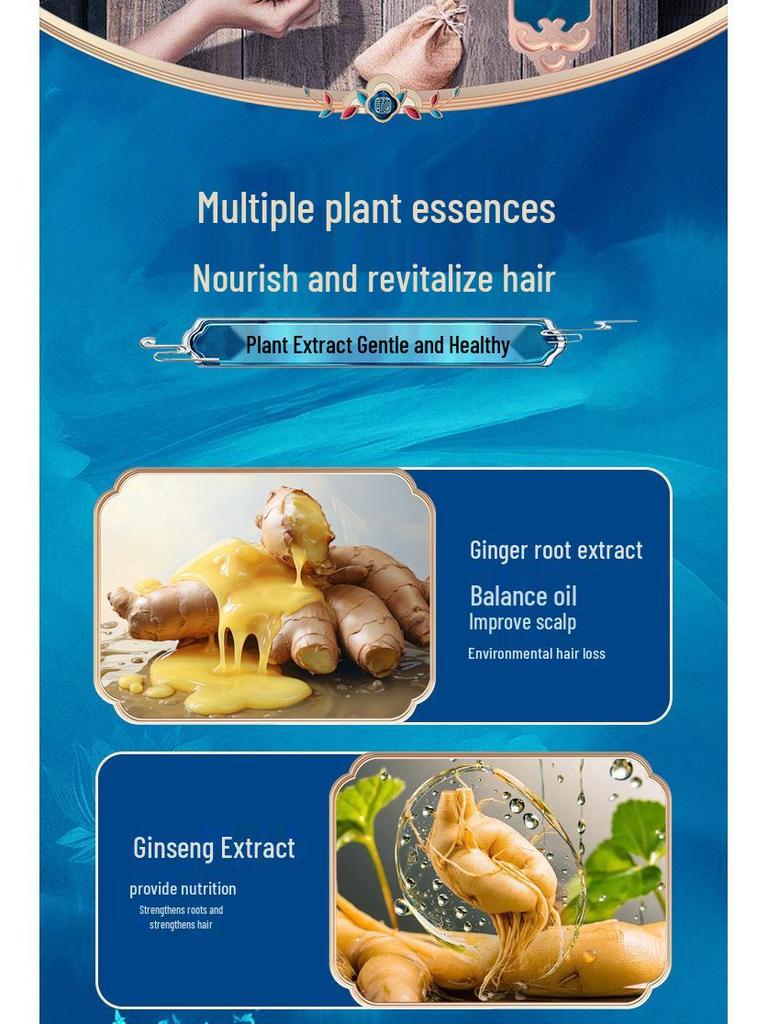 Plant-Based Gray Hair Dye Cream - No Damage, No Peroxide or Ammonia