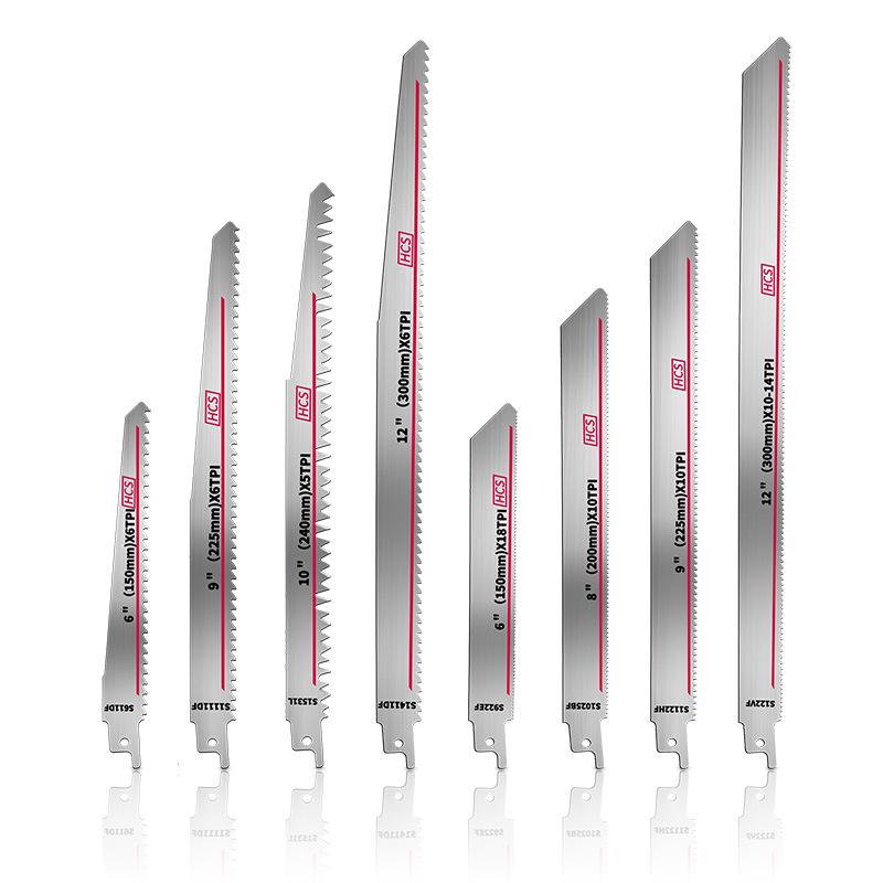 300mm Reciprocating Saw Blades: Coarse/Fine Tooth for Wood & Metal Cutting