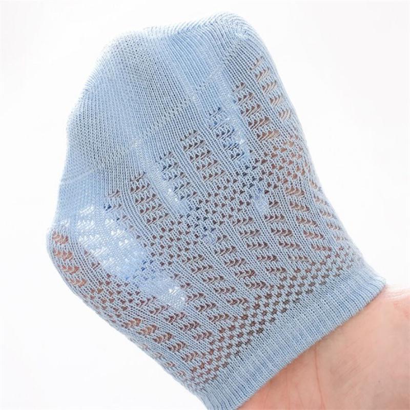 0-24M Baby Boys Girls Socks Summer Mesh Thin Newborn Socks Non-Slip Solid Cotton Toddler Infant Socks For Girls 2023