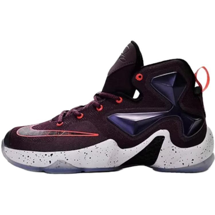Nike Lebron 13 Abrasion Resistant High top Children s Basketball Shoes Black Teenagers 808709-500 40