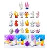 10pcs Colorful Artificial Corals Reef Decoration Simulation Corals Landscape for Bettas Fish Tanks Lovely Styles