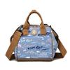 Compact Graffiti Mom & Baby Bag - Crossbody, Shoulder & Stroller Backpack with Insulation