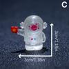 1Pcs Luminous Astronaut Resin Spaceman Figurine Home Decor Glowing Miniature Desktop Home Decoration Accessories