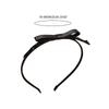 Satins Ribbon Bow Hairband Princess Headband Bride Wedding Hairhoop Decorations
