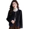 Women's Short Mink Velvet Coat - Autumn/Winter, Plus Size, Thick Fur Cardigan