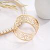 Handicraft Personality Punk Jewelry Spiral Pattern Hollow Opening Bracelet Tide Bracelet