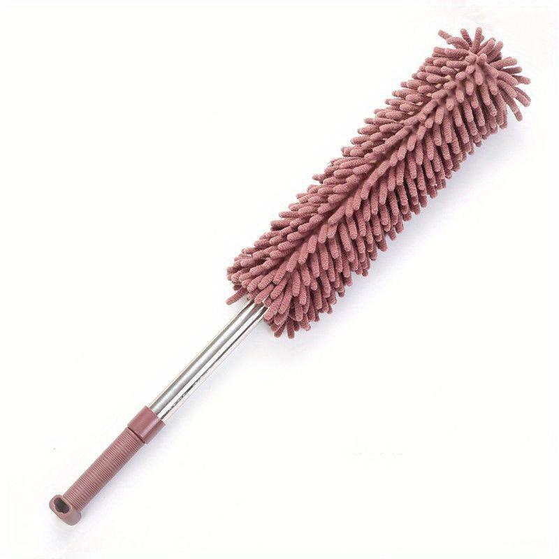 Extendable Dusting Broom - Heavy-Duty Cleaning with Non-Shedding Head, Telescopic Handle, for Floors, Furniture, Ceiling, Hard-to-Reach Areas