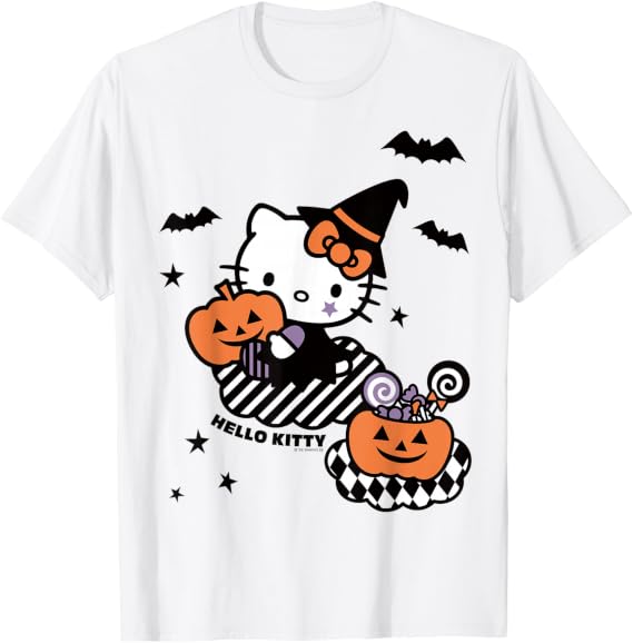 Halloween Special US Design Hello Kitty Trick Treat T-Shirt