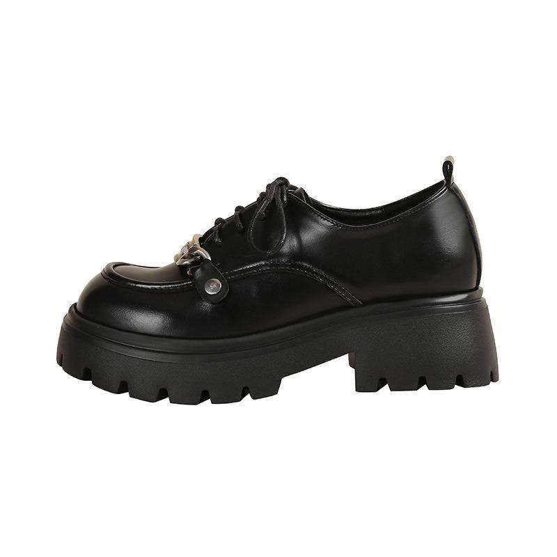 Thick-soled thick-heeled waterproof table for small single shoes for women, and the height will increase in spring for women with small size 333.