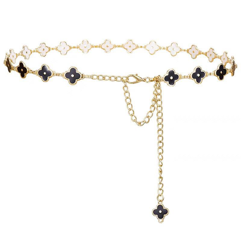 Temperament High-Grade Waist Chain Versatile Fashion Dress Shirt Suit Metal Thin Belt