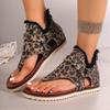 New Size of Women's Shoes: Beach Flip-toe Herringbone Flat Women's Sandals