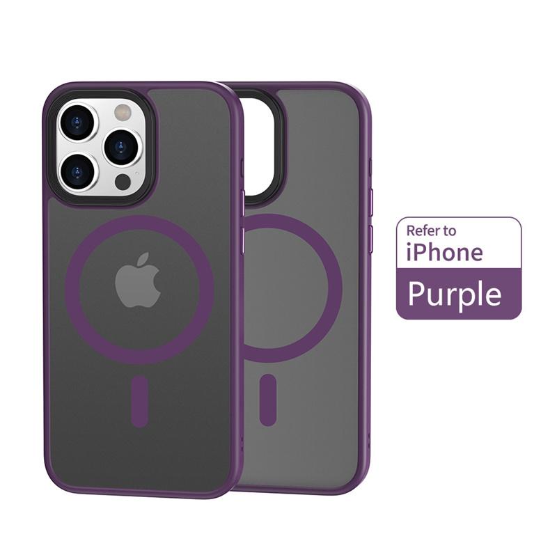 

Прозрачный матовый магнитный чехол для iPhone 15 14 13 12 11 Pro Max Plus, чехлы для телефонов Magsafe, чехол для беспроводной зарядки, аксессуары For iPhone 15 Pro