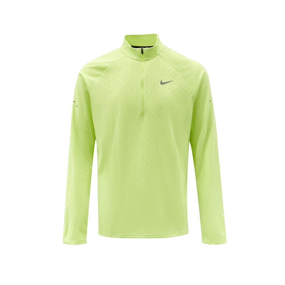 Herren Nike T-Shirts Herren Hellgrün Stehkragen S beige