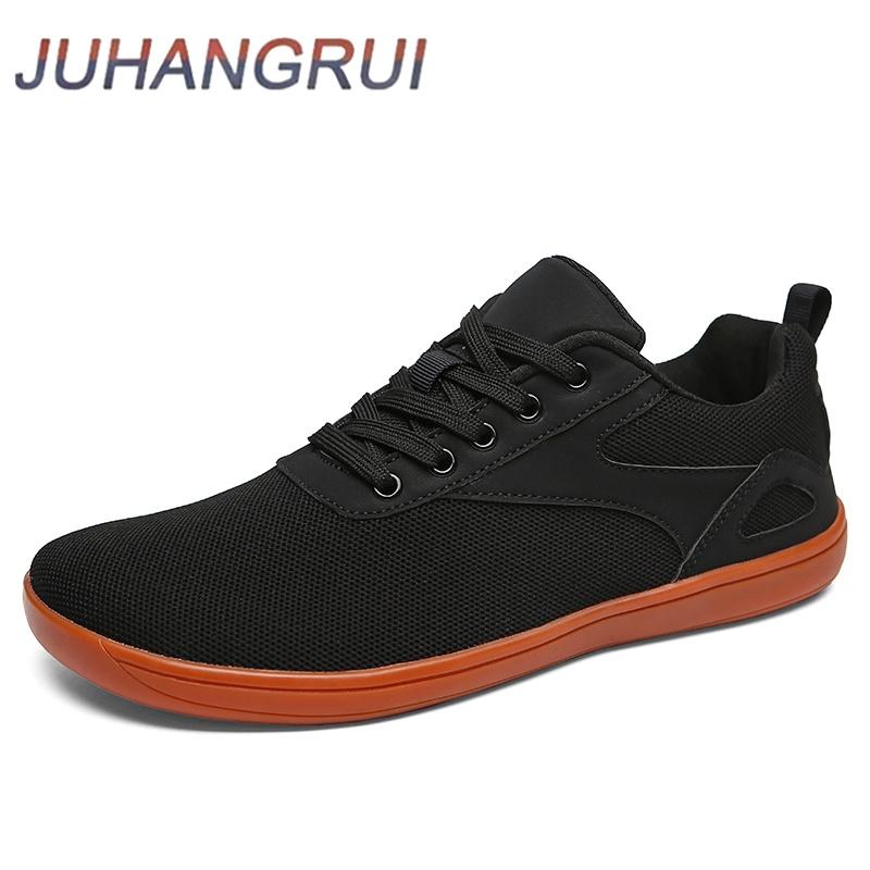 Unisex Wide-toed Casual Barefoot Shoes Outdoor Running Shoes Breathable Mesh Walking  Shoes Rubber Sole Comfortable Large Size