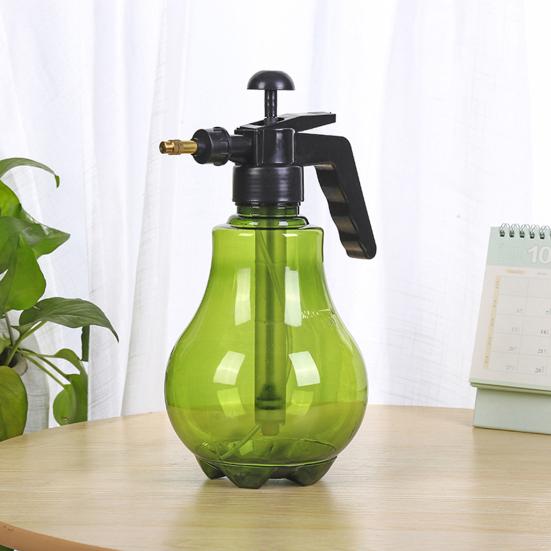 1.5L Watering Spray Bottle Adjustable Nozzle Transparent Plastic Hand Pressure Pump Sprayer Garden Supplies