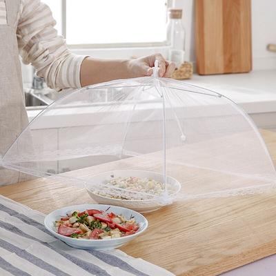Anti Mosquito Umbrella Shape Net Kitchen Gadgets Tent Meal Cover Table Cover Food Cover Food Lid