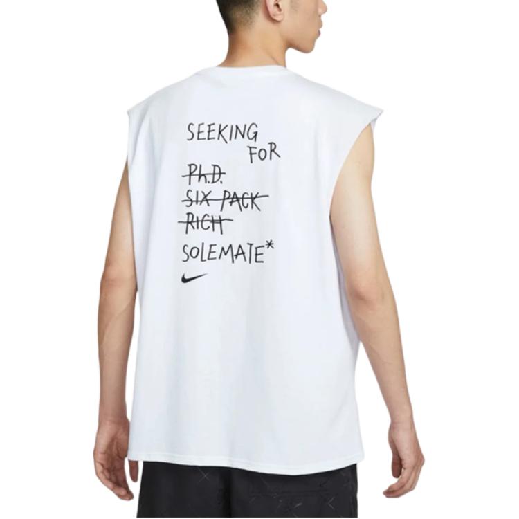 Nike Sportswear Tank Tops Men's White Crew Neck Moderate Other IH9266-100
