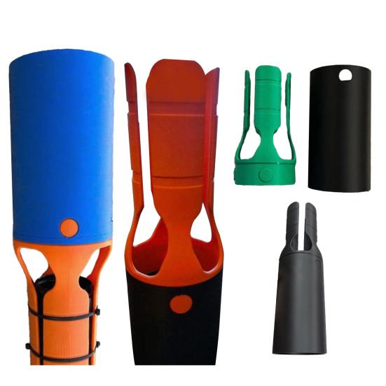 Leaf Blower Attachment Universal Nozzle Fits 2-4 Inch Outlets Durable Weather-Resistant Air Booster Yard Cleaning