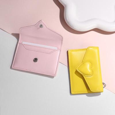 Heart-Shaped Car Key Card Holder for Xiaomi, Tesla, BMW, Xiaopeng, and Zeekr