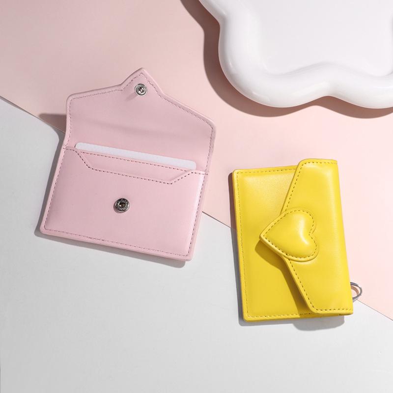 Heart-Shaped Car Key Card Holder for Xiaomi, Tesla, BMW, Xiaopeng, and Zeekr