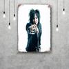 Nikki Sixx Vintage Tin Sign Home Decor Wall Decor Art Wall Mural Room Decoration Decor Retro Metal Sign Plate Bar Posters