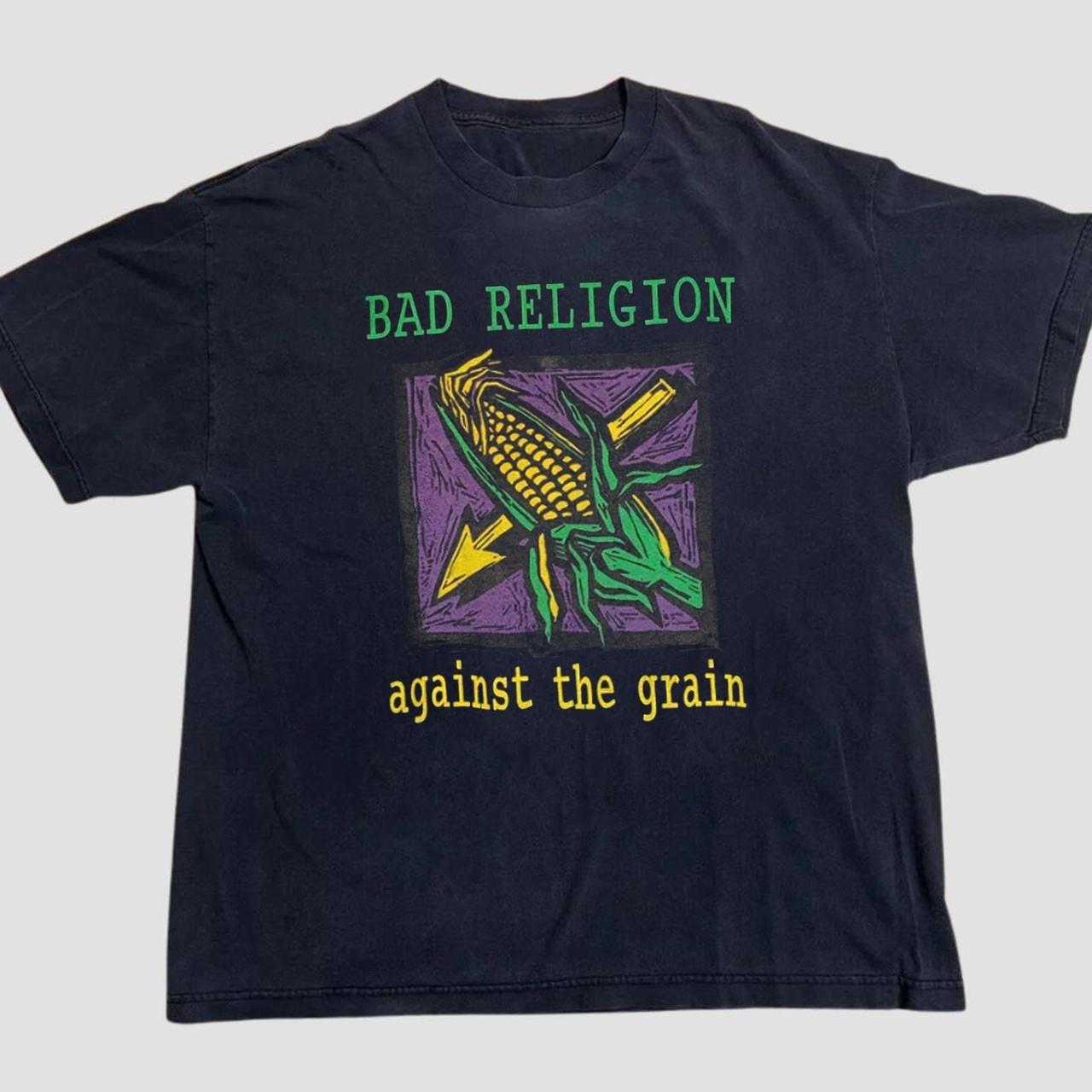 Bad Religion punk rock band unisex black t-shirt QT7049 S
