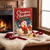 Unique Holiday Gift Box Christmas Chicken Advent Calendar 2026, 24 2D Acrylic Decorative Xmas Pendant Collection Ornaments, Cute Tree Decorations for