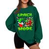 Women's Casual Fashion Long Sleeve Christmas Printed Round Neck Sweatshirt Top