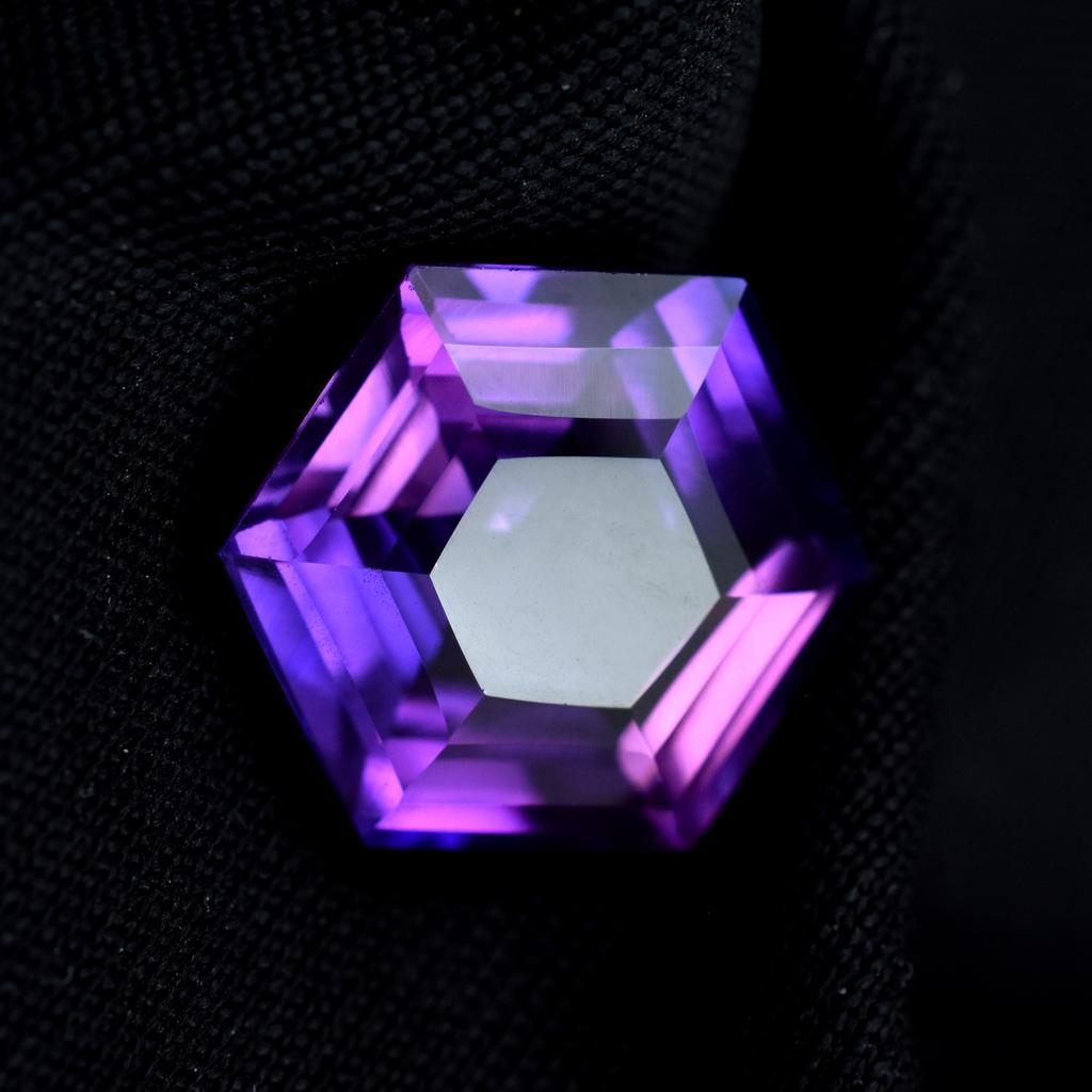 Natural Purple Tanzanite Loose Gemstone 8.80 ct Flawless Fancy Cut for Jewelry Making and Crafts