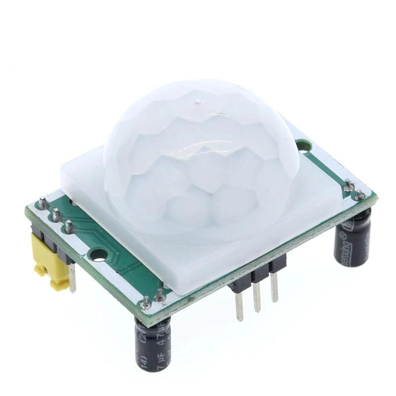 2PCS PIR Sensor HC-SR501 Adjust IR Pyroelectric Infrared Motion Detector Module For Raspberry Pi Sensing Human Bod