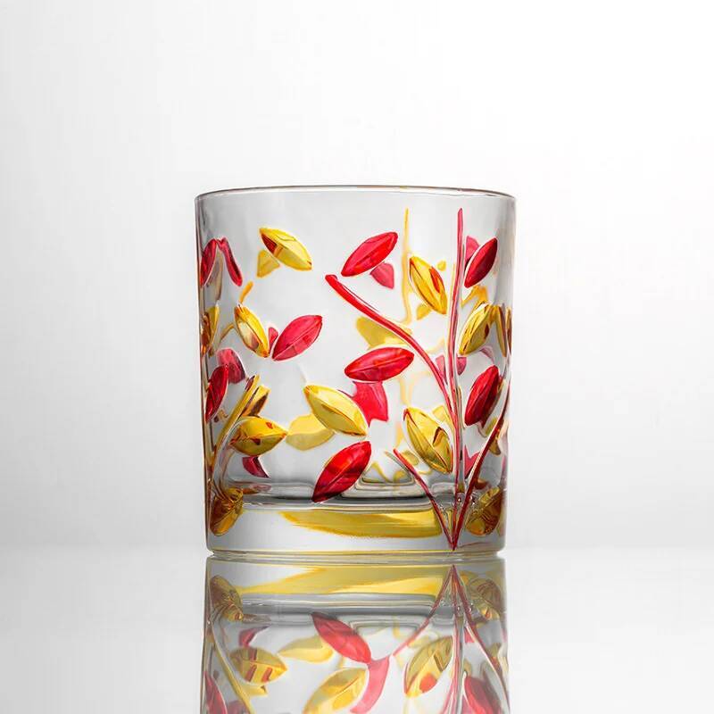 Murano Glass Cup 2025 Latest Italian Zecchin Design National Quintessence Hand Painted Wineglass Smart Soul Whiskey Tumbler Gift