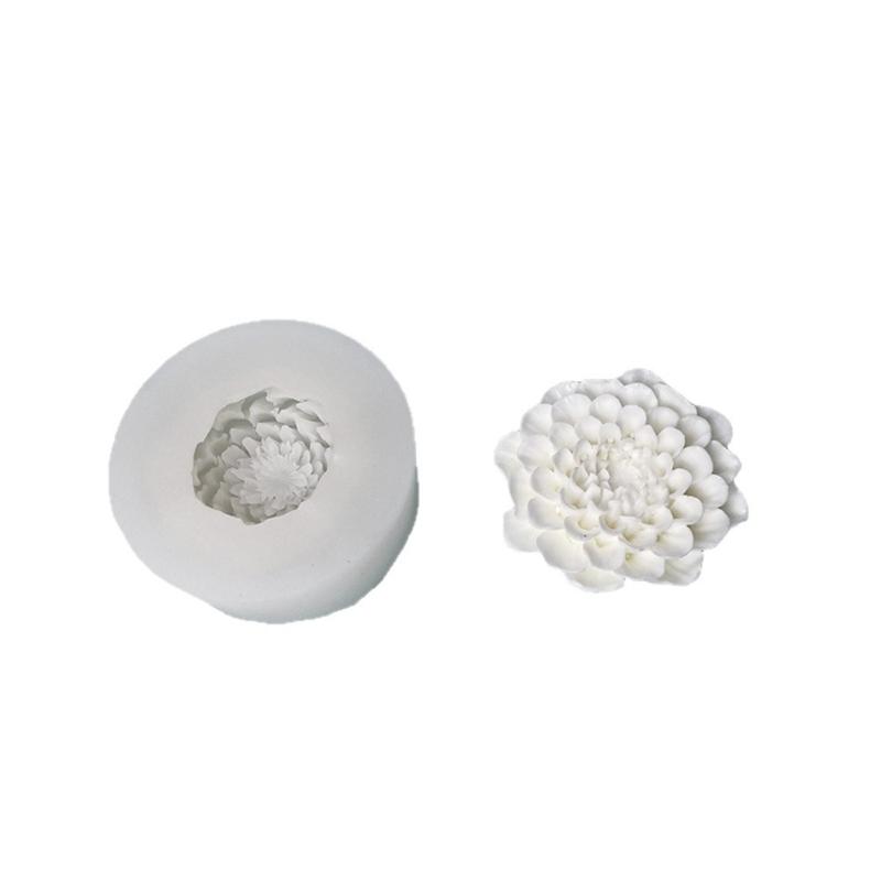 

Flexible Flower Silicones Mold For DIY Candle Crafts Home Decoration 1