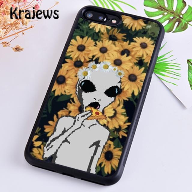 

Aesthetics Alien Space Vaporwave Phone Case Cover For iPhone 17 Air 16 15 14 plus 12 13 pro max Fundas iPhone 16plus