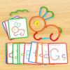 Creative Colorful Circle Puzzle Blocks: Interactive Early Education Toy for Parent-Child Play