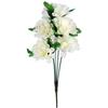 Artificial Bouquet of White Chrysanthemums 36 Cm - Perfect for All Saints' Day