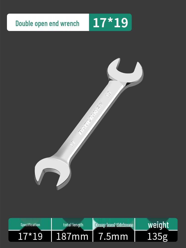 Doppelmaulschlüssel-Satz: 14-17mm, 10# 8-10mm Gabel- und Festkopfschlüssel