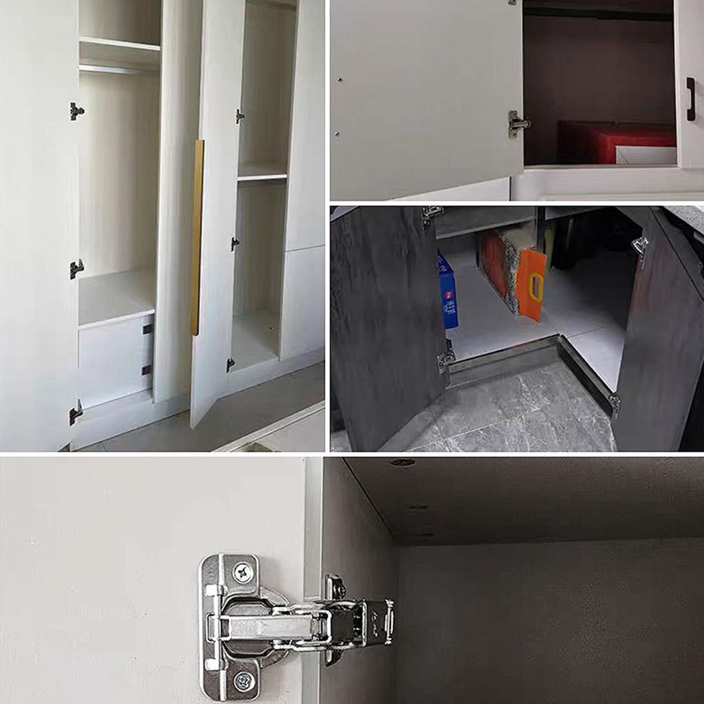 165/180° Buffer Hinge Silent Hydraulic Hinge For Cabinets Wardrobes Furniture Cabinet Door Movable Hinge Hardware Accessory